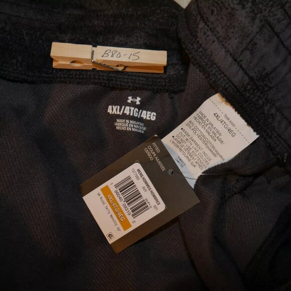 UA Rival French Terry Joggers in Black / Jet Gray / Onyx White - Picture 6 of 6